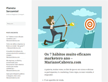 Tablet Screenshot of planetasercomtel.com.br